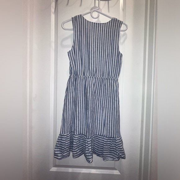 Women's DRAPER JAMES RSVP™ Striped Linen-Blend Sun Dress - Picture 2 of 3